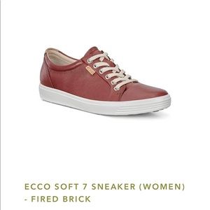 Ecco Soft 7 Women’s Shoe - Fired Brick (Red Brown) Size US 8 / EU 39